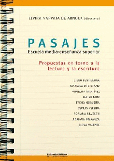 Pasajes: escuela media-enseñanza superior. Pasajes: escuela media-enseñanza superior.