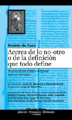 Acerca de lo no-otro o de la definición que todo define Acerca de lo no-otro o de la definición que todo define