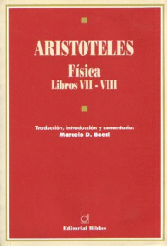 Física Libros VII - VIII Física Libros VII - VIII