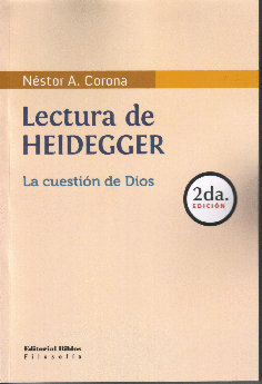 Lectura de Heidegger. Lectura de Heidegger.