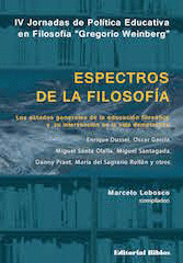 Espectros de la filosofía. Espectros de la filosofía.