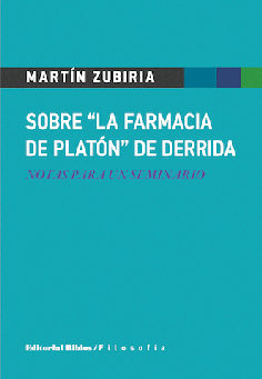 Sobre "La Farmacia de Platón" de Derrida. Sobre "La Farmacia de Platón" de Derrida.