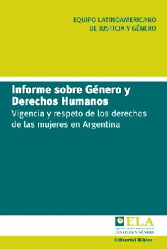 Informe sobre género y derechos humanos.
