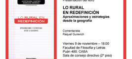 Presentación de Lo rural en redefinición