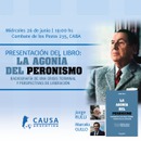 Charla y presntación de La agonía del peronismo